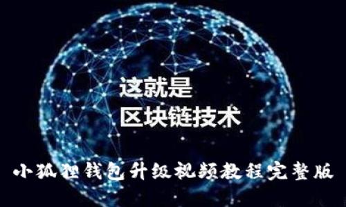 小狐狸钱包升级视频教程完整版