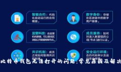 解决比特币钱包无法打开的问题：常见原因及解